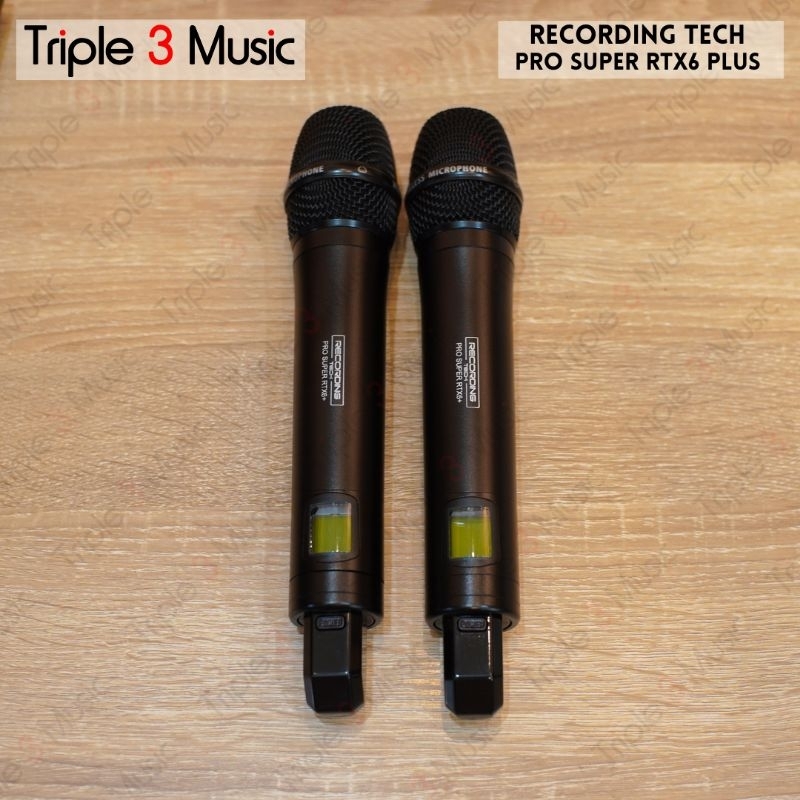 Recording Tech PRO SUPER RTX6+ Plus usb RT X6+ w/2 Mic WIreless ORIGINAL