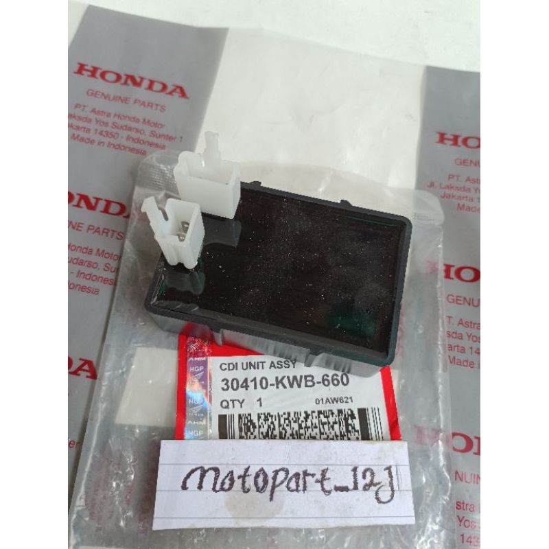 CDI Unit pengapian (KWB) CDI Honda Revo absolute lama Blade new 110 Ori Shindegen