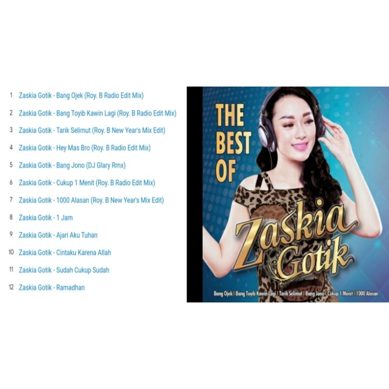 cd the best of zaskia gotik album 2016