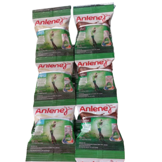 

Anlene Susu Tulang Bubuk Rasa Vanilla Cokelat Rentengan Rencengan Isi 10 Sachet Pcs 20 Gr