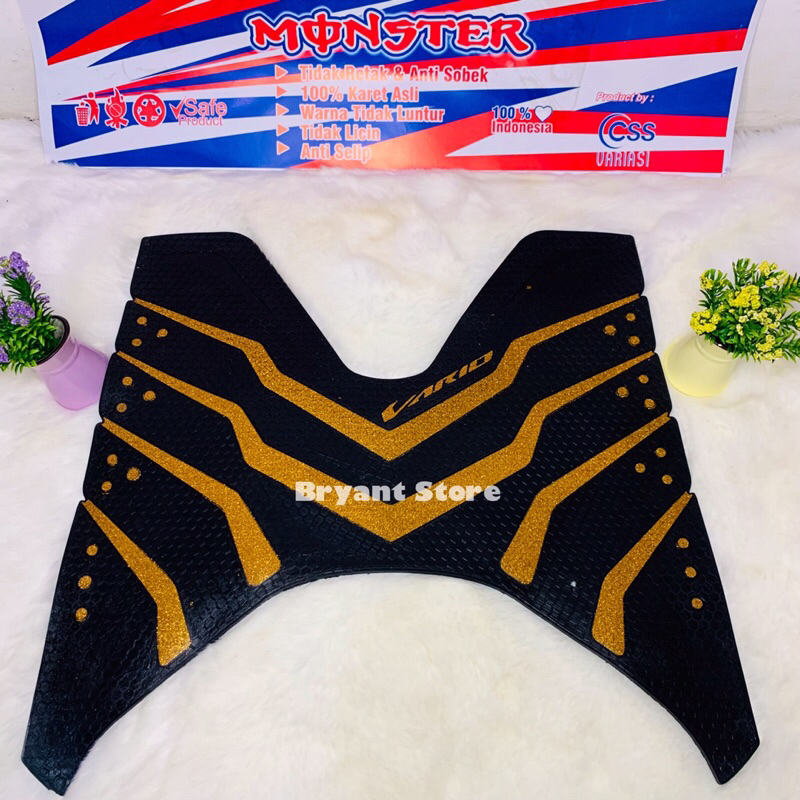 KARPET PIJAKAN KAKI ALAS KAKI ATAU TATAKAN KAKI MOTOR VARIO 125 NEW VARIO 150 NEW 2018 2019 2020 202