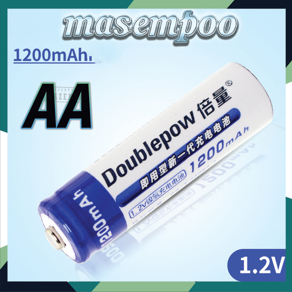 Baterai Cas AA 1200 mAh BATTERY RECHARGE DOUBLEPOW