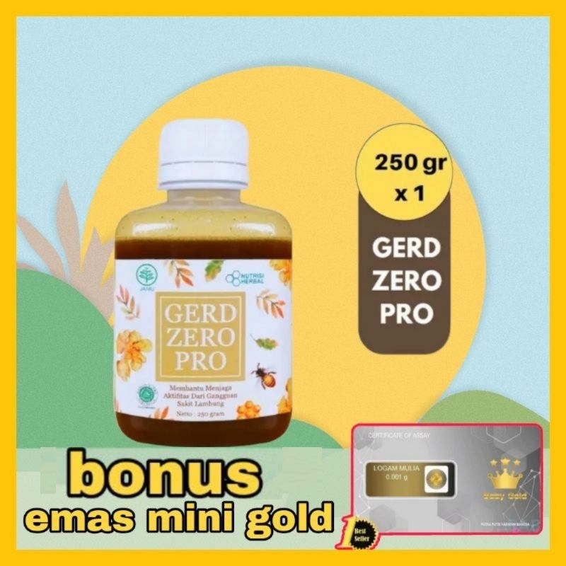[BONUS EMAS MINI GOLD] GERD ZERO PRO / OBAT LAMBUNG / MAAG/ DISPEPSIA / GASTRITIS / ANXIETY BERBAHAN HERBAL 100%