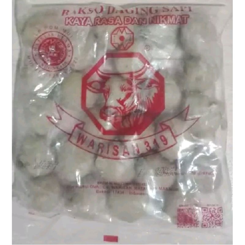 

Bakso Warisan 319 isi 25butir Baso
