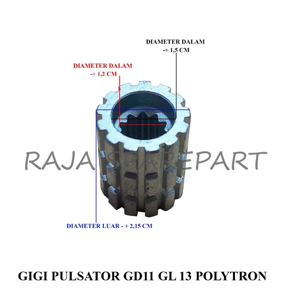 GIGI PULSATOR/INTI PULSATOR MESIN CUCI/GIGI PULSATOR GD11 GL 13 POLYTRON