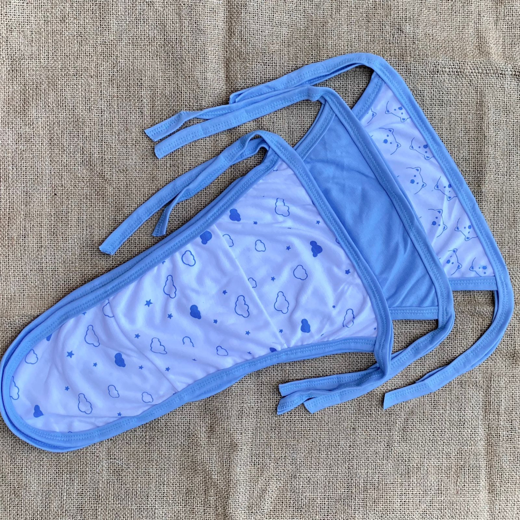 PROMO 7.7 6 PCS POPOK BAYI BARU LAHIR SERIES BIRU NEWBORN