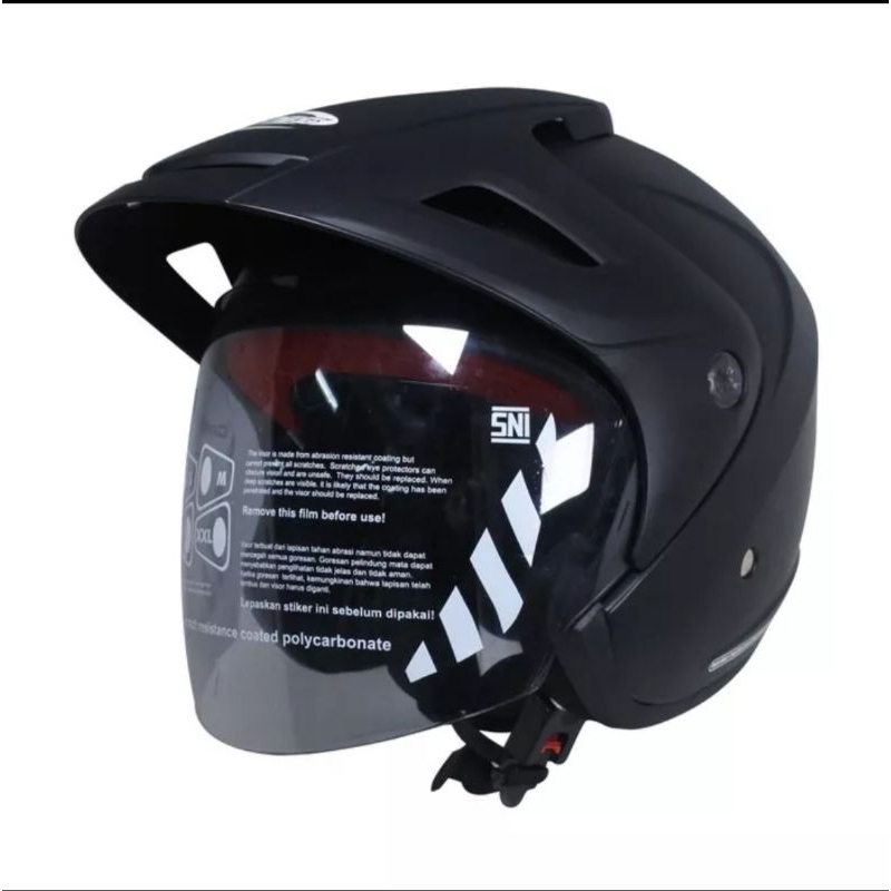 CARGLOSS HELM CX DOFF Hitam