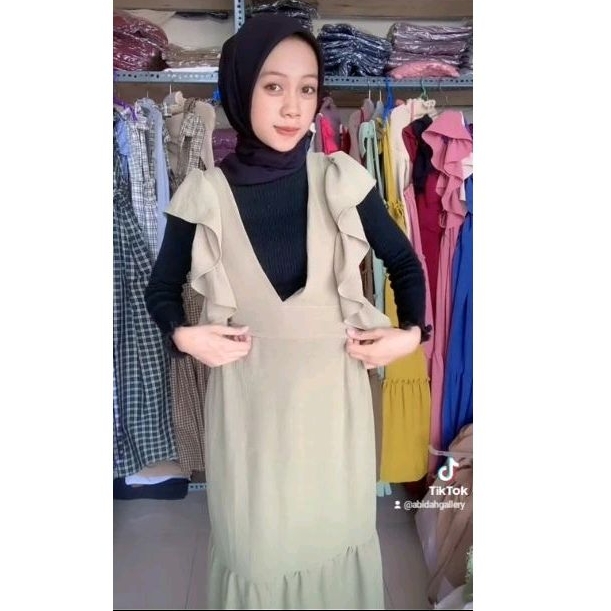 (BISA COD OVERALL KRIWIL) OVERALL JUMPSUIT SANDATAN DRESS CRINCLE VINTAGE CRINGKEL CRINKLE MODEL KRIWIL WANITA