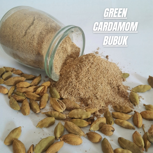 

green cardamom powder / kapulaga hijau bubuk