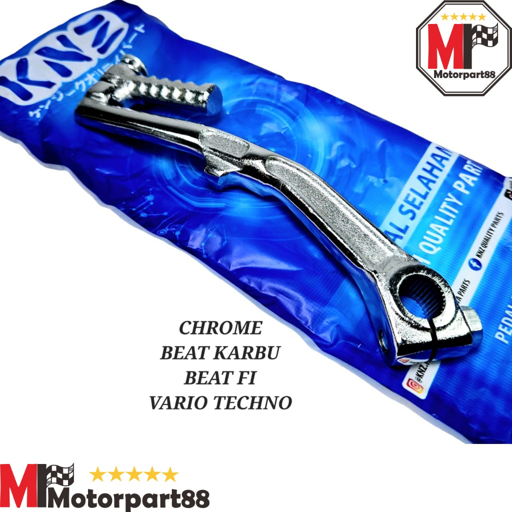 PEDAL KICK STARTER SELAHAN ENGKOL CHROME BEAT SCOOPY VARIO SPACY KNZ