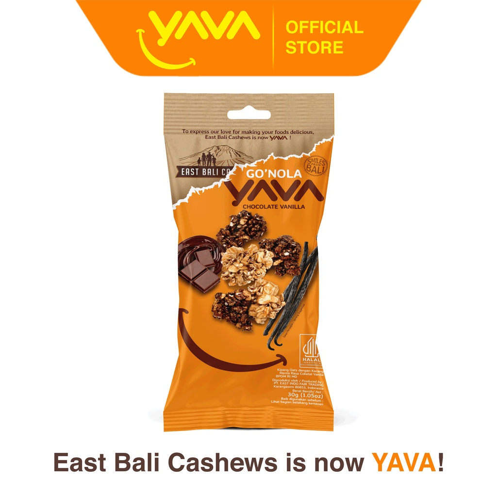 

[PGO] YAVA Granola Single Serving Go'Nola Chocolate Vanilla 30g