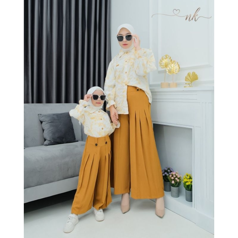 Oneset/Setcel, setelan celana couple ibu dan anak ORI NK (HARGA ECER)