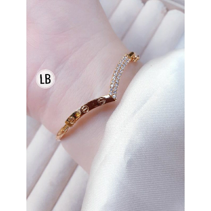 Gelang Bangle Xuping Permata Cantik Dan Simple N23062303