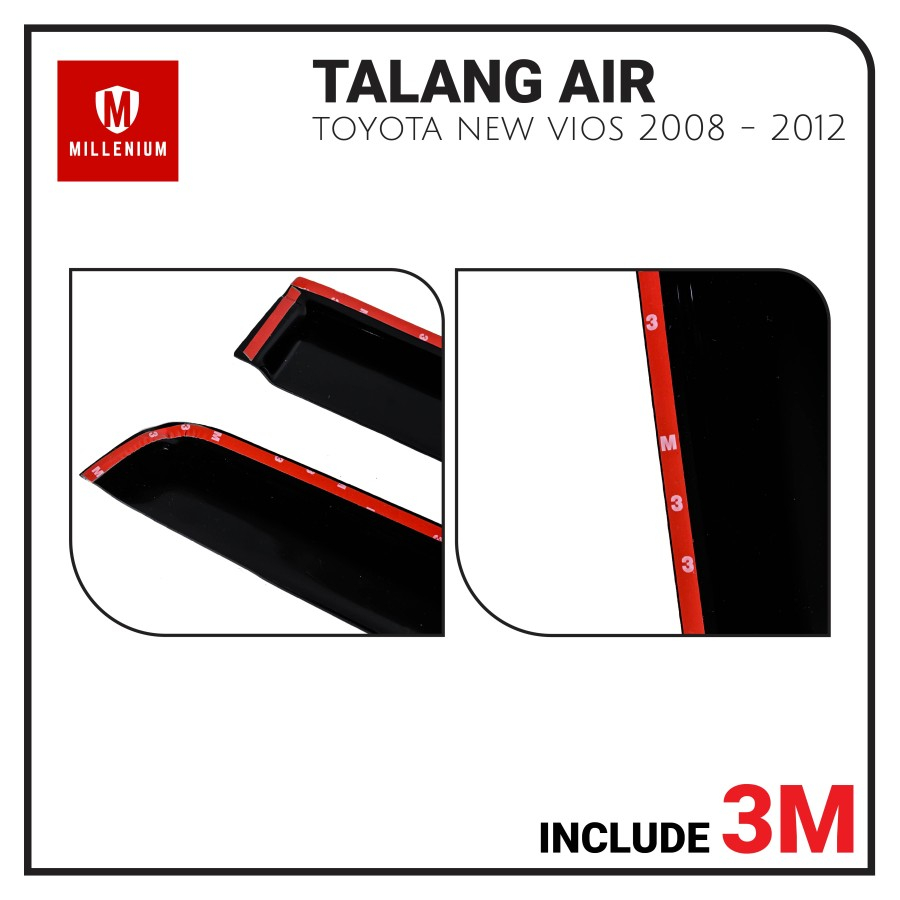 TALANG AIR PINTU MOBIL TOYOTA NEW VIOS 2008 - 2012 MODEL SLIM