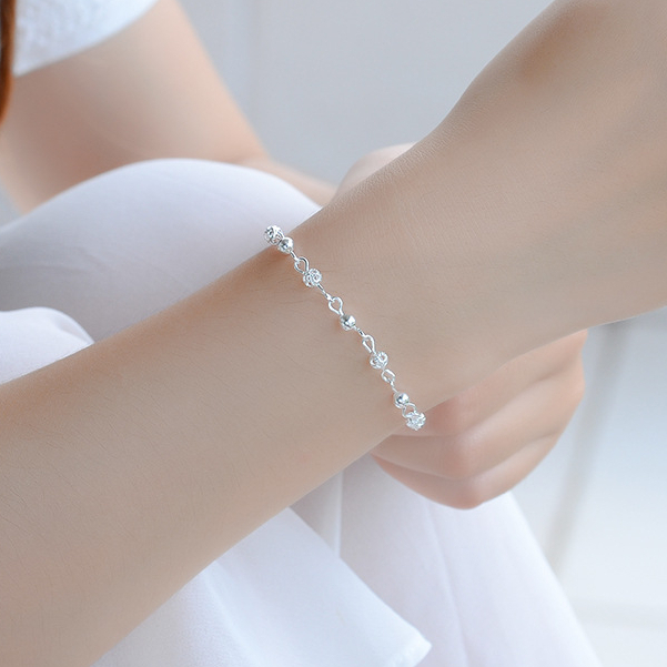 [COD] Gelang Perhiasan Wanita Anti Karat Gaya Casual Trendy Aksen Variasi Liontin Fashion