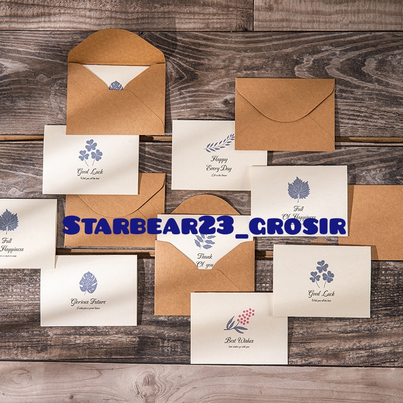 

kartu ucapan lipat simple classic dengan amplop ( CIA 104 )