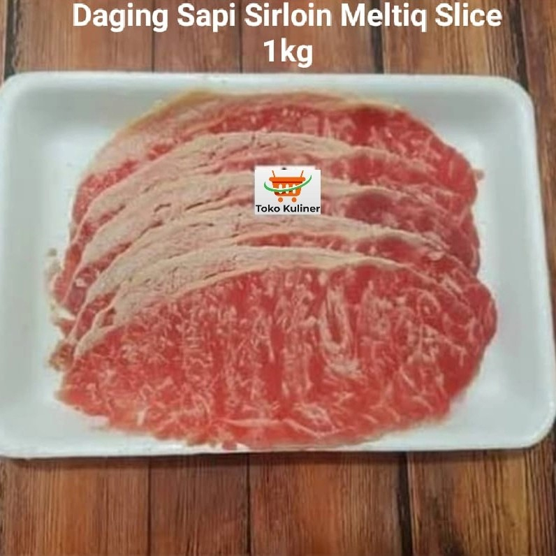 

Daging Sapi Sirloin Meltiq Slice 1kg