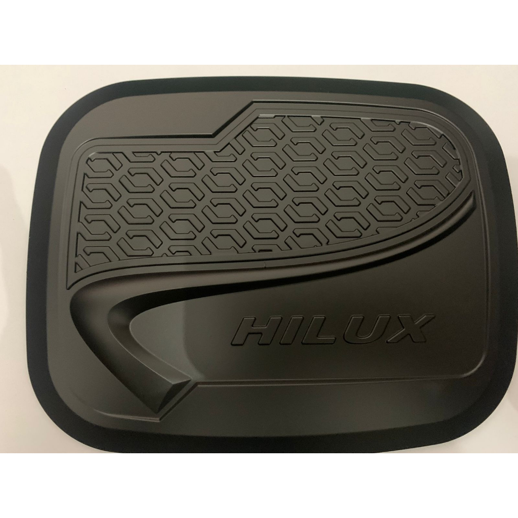 Tank cover tutup tangki bensin All new hilux hitam doff