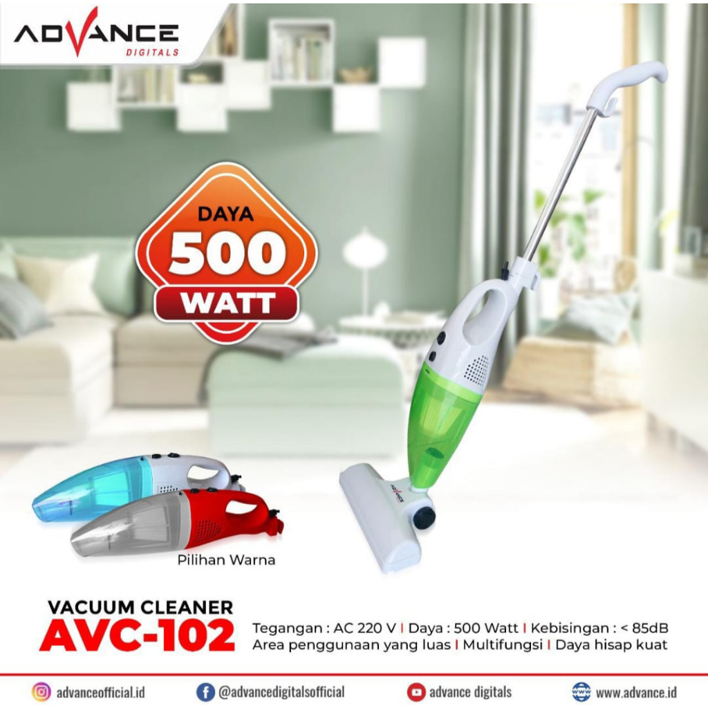 medan elektronik vacum cleaner advance 102 penghisap debu