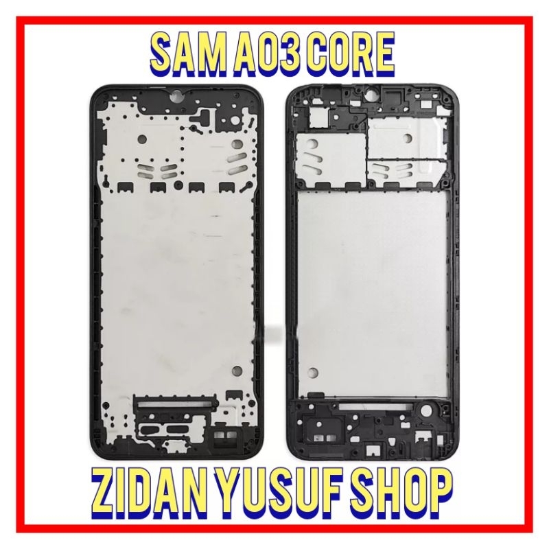 FRAME BAZEL BEZZEL TULANG TATAKAN LCD SAMSUNG A03 CORE / A032F ORIGINAL
