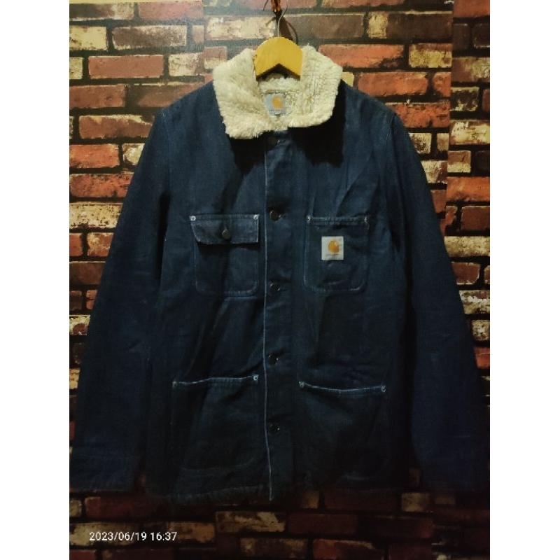 Jaket Denim Carhart Phoenix Coat Original