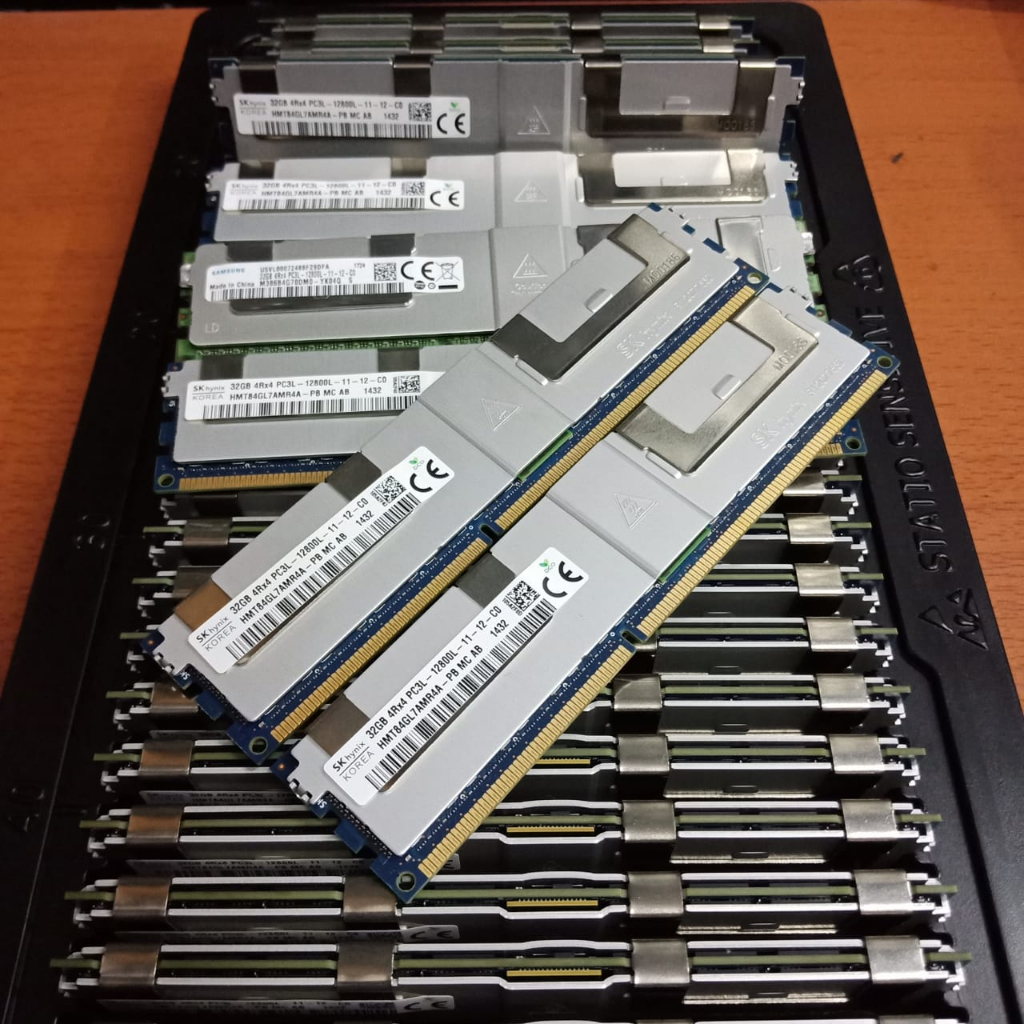 Memory ram Server DDR3 32Gb 4Rx4 PC3L-12800L FOR XEON E5-v2 series Bergaransi