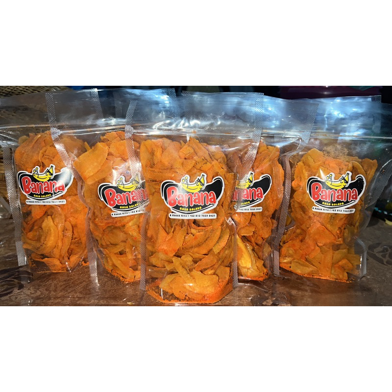 

Keripik Pisang NONA - Keripik pedas - keripik manis
