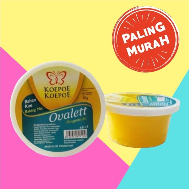 Ovalet KOEPOE Kemasan 30 Gr TERMURAH