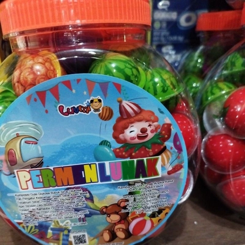 

Pemen lunak Aneka rasa buah