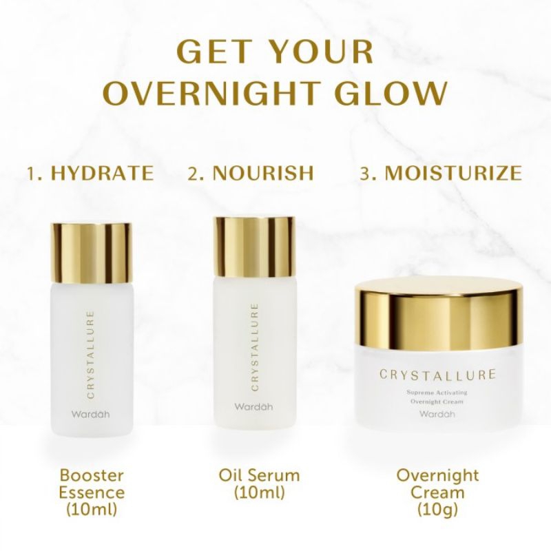 Wardah Crystallure Advanced Glow Kit | Travel Kit