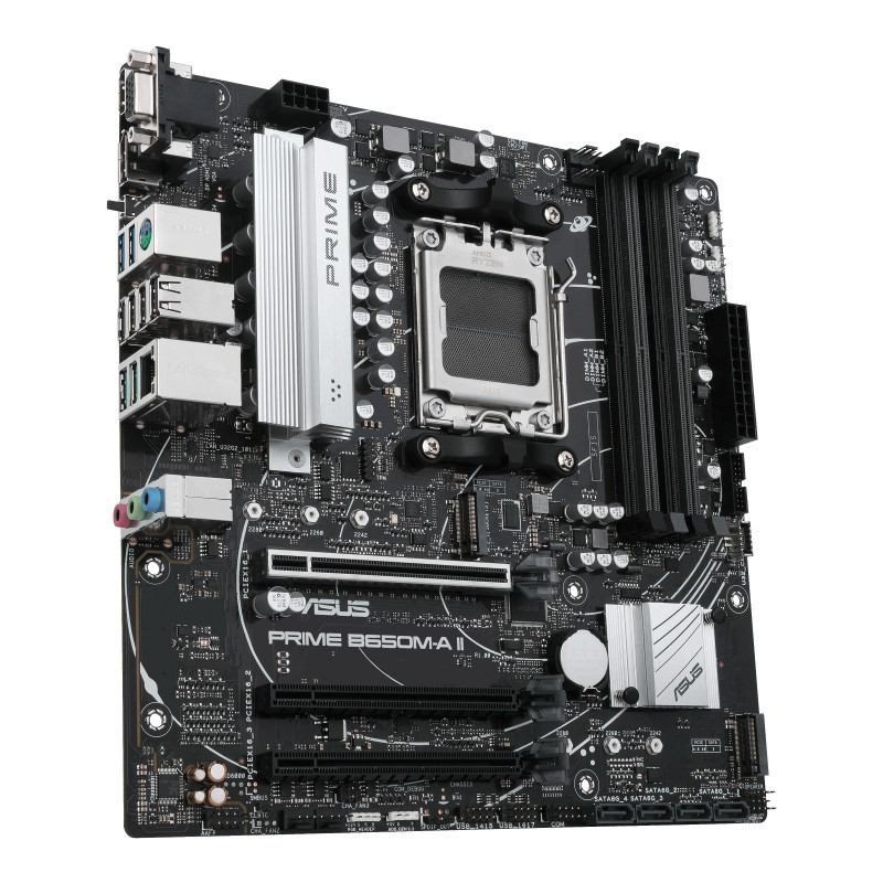 Motherboard Asus PRIME B650M-A II - AM5, AMD B650, DDR5, USB3.2 Type-C