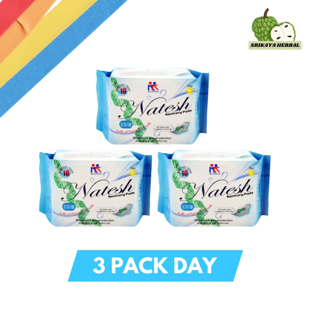 Pembalut Natesh Extra Long 3 Pak 7