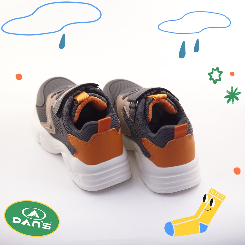 Dans Fulco Sepatu Sneakers Anak Laki-Laki - Grey