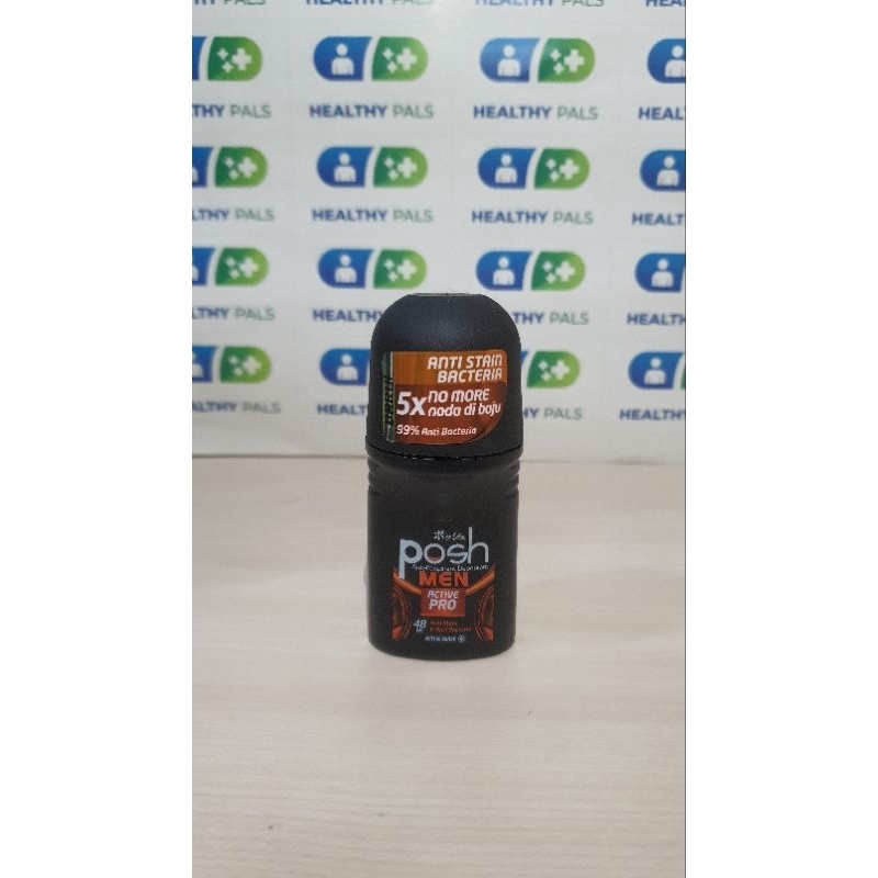 POSH MEN DEODORANT ROLL ON ACTIVE PRO 50ml 50 ml DEODORAN PRIA