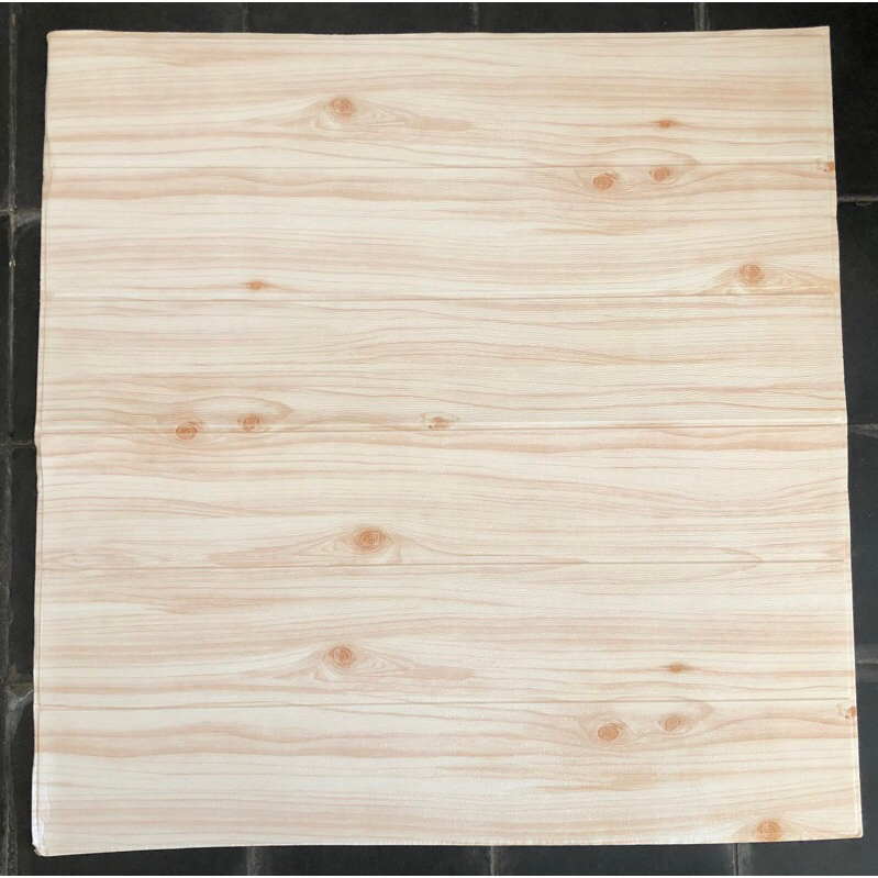wallpaperdinding/wallfoam 3d/wallpapertembok/ 3d foam/kayu jati cream 3mili