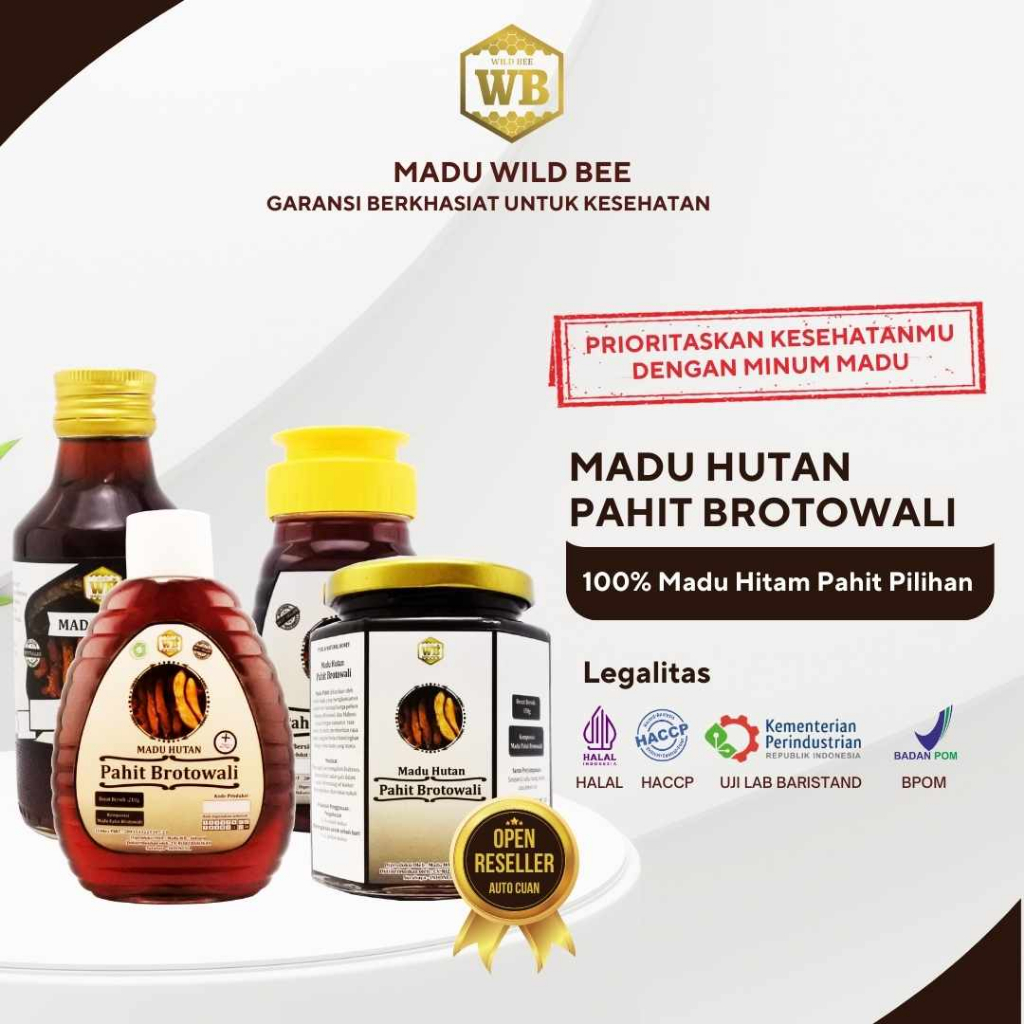 

Madu Pahit Brotowali / Apis Dorsata & Cerana - Wild Bee - Mini