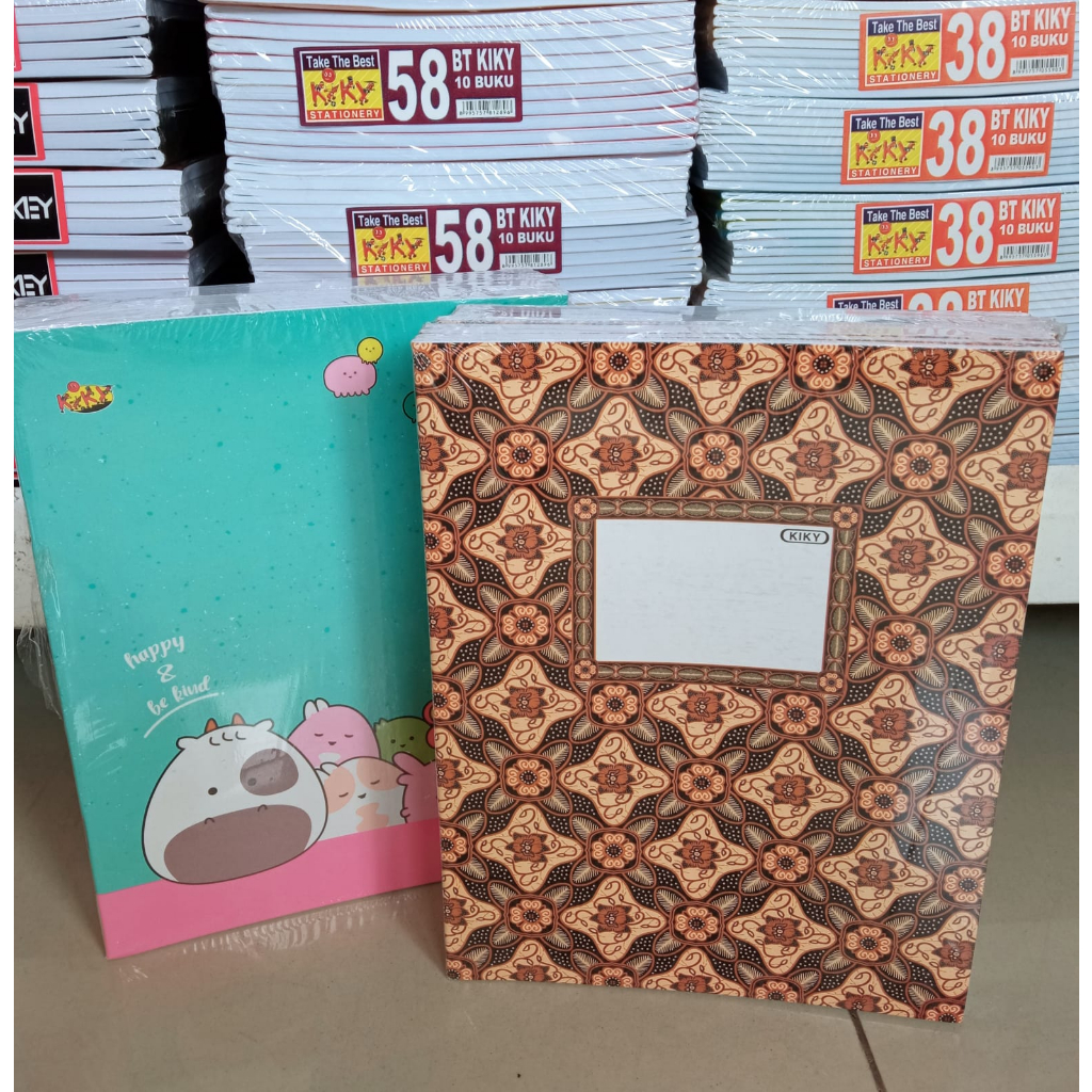 

Buku Tulis Kiky 58 Lembar (isi 10 Buku)