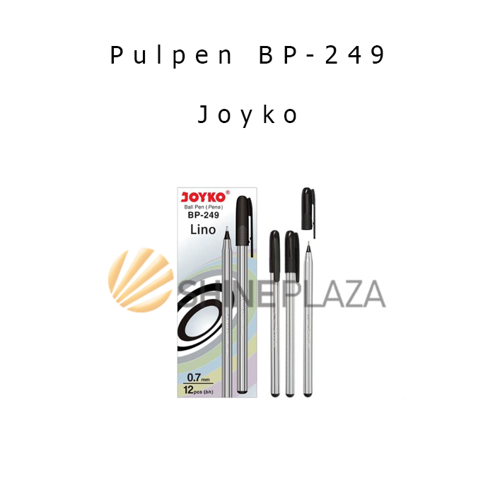 

Pulpen Pena Joyko Lino 0.7mm BP-249 - Bolpen Ball Pen Hitam Joyko