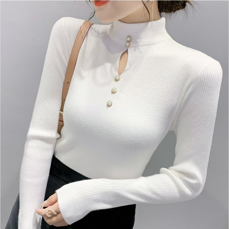 【 Bra Mall 】BJ-013 Atasan Rajut Wanita Turtleneck Import Model Terbaru Premium | Kerah Tinggi Lengan Panjang Premium Korean Style