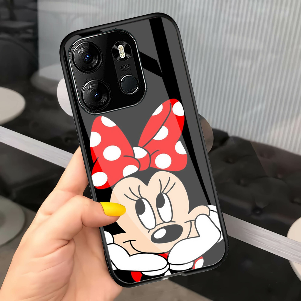 (GC 107) Softcase Kaca Tecno Spark GO 2023 - Kesing hp Tecno Spark GO 2023 - Case Cantik Tecno Spark