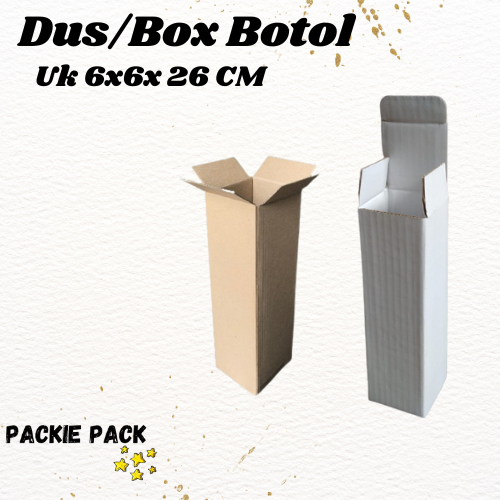 

Dus/kemasan/Box Standing uk.6x6x26cm (Pembelian min 10pcs)