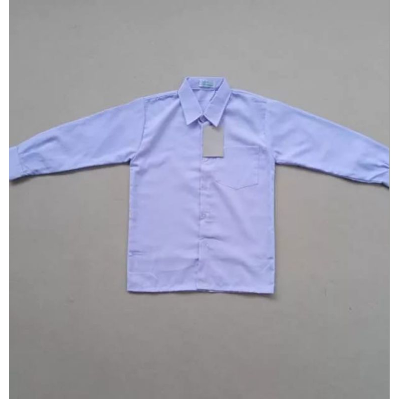 Seragam Sekolah SD SMP SMA Baju Seragam Sekolah Lengan Panjang Kemeja Polos