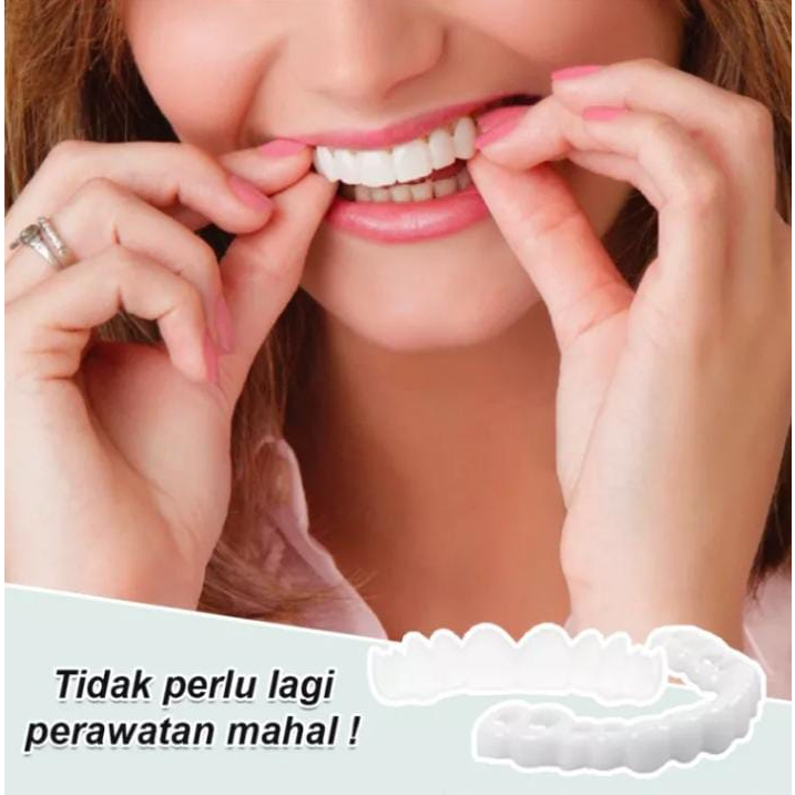 Snap on Smile Veneers Gigi Perfect Smile Gigi Tiruan Gigi Palsu awet