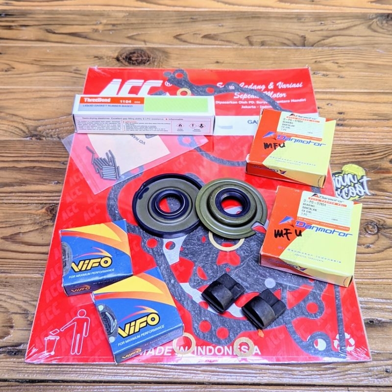 Paket Turun Mesin Vespa Super Sprint As Kecil Laher Krukas Seal Krukas Kecil