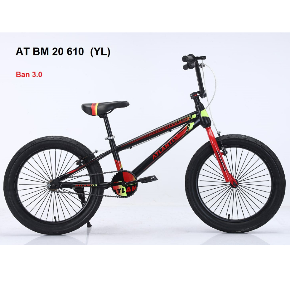 Sepeda Anak Cowok Bmx Morison &amp; Atlantis Ban Jumbo Ukuran 20 Inch 3.0