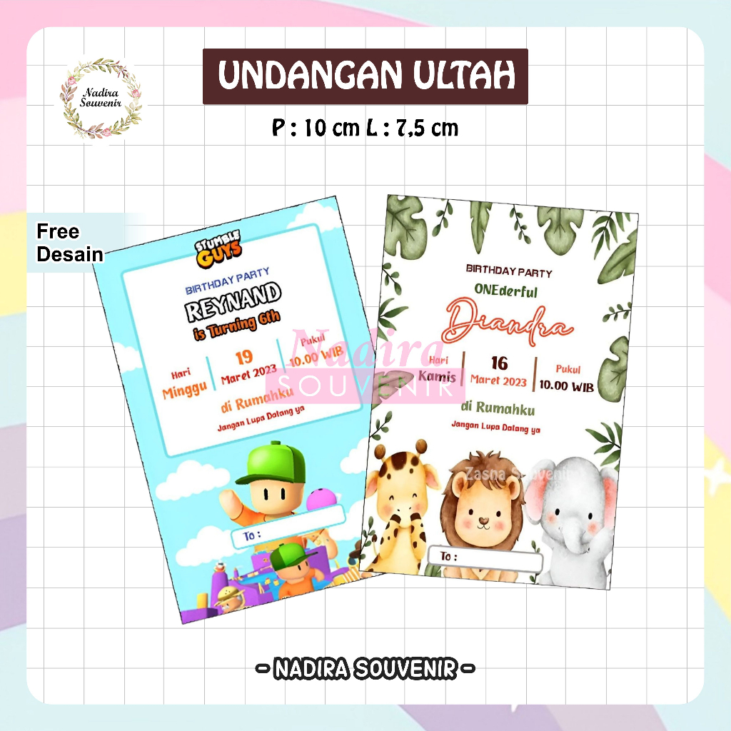 

UNDANGAN ULANG TAHUN UNDANGAN BIRTH DAY UNDANGAN ULTAH