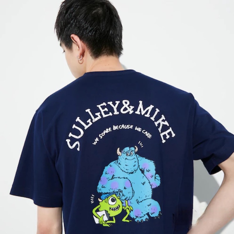 Kaos Uniqlo Dewasa Oversize Monster inc premium Quality