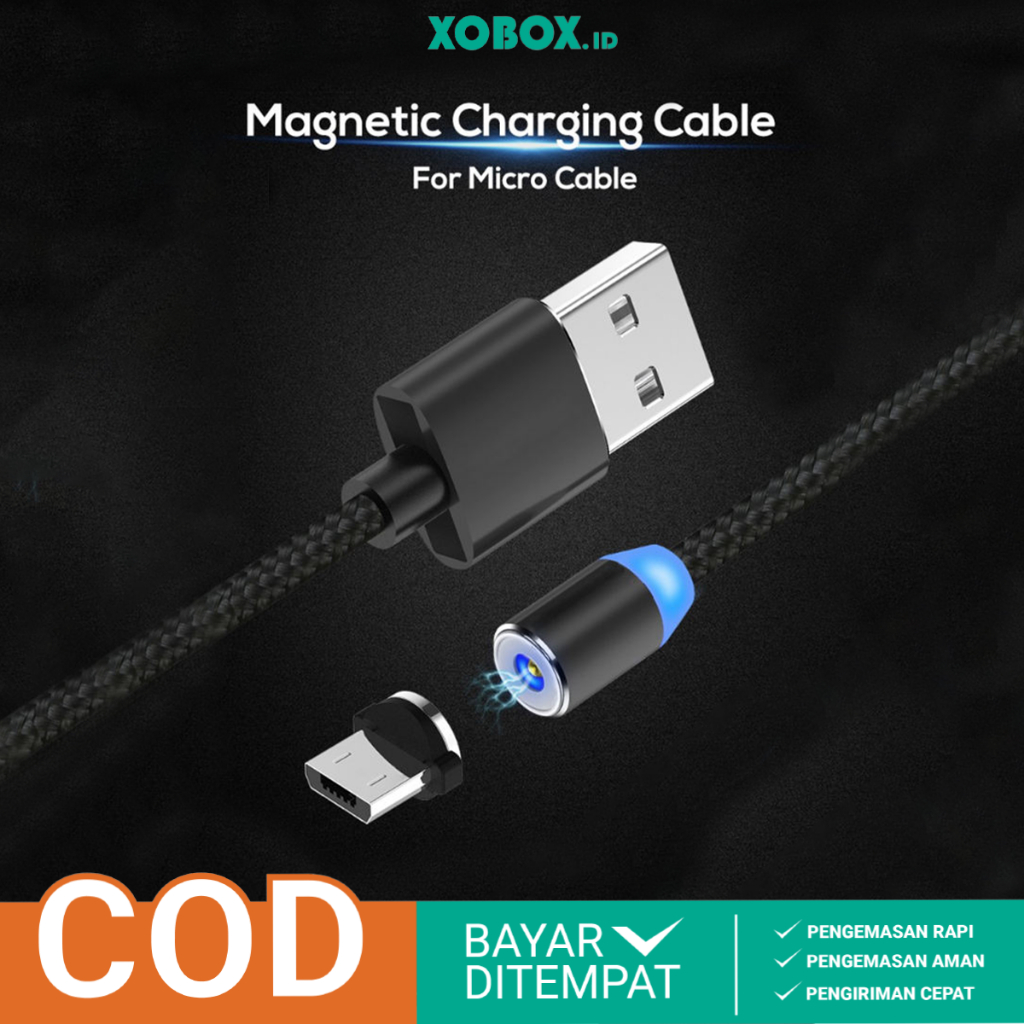 XOBOX - AH014 Kabel Data Magnetic Type Micro Android Fast Charging