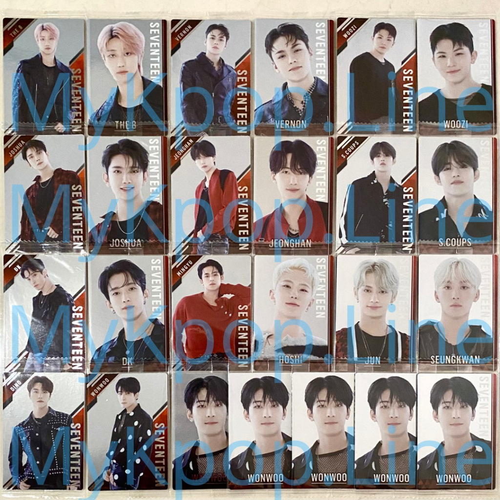 PC Seventeen Wafer Bandai Japan Biskuit Jepang JPN TC Trading Card Konsep Photocard SVT READY Offici