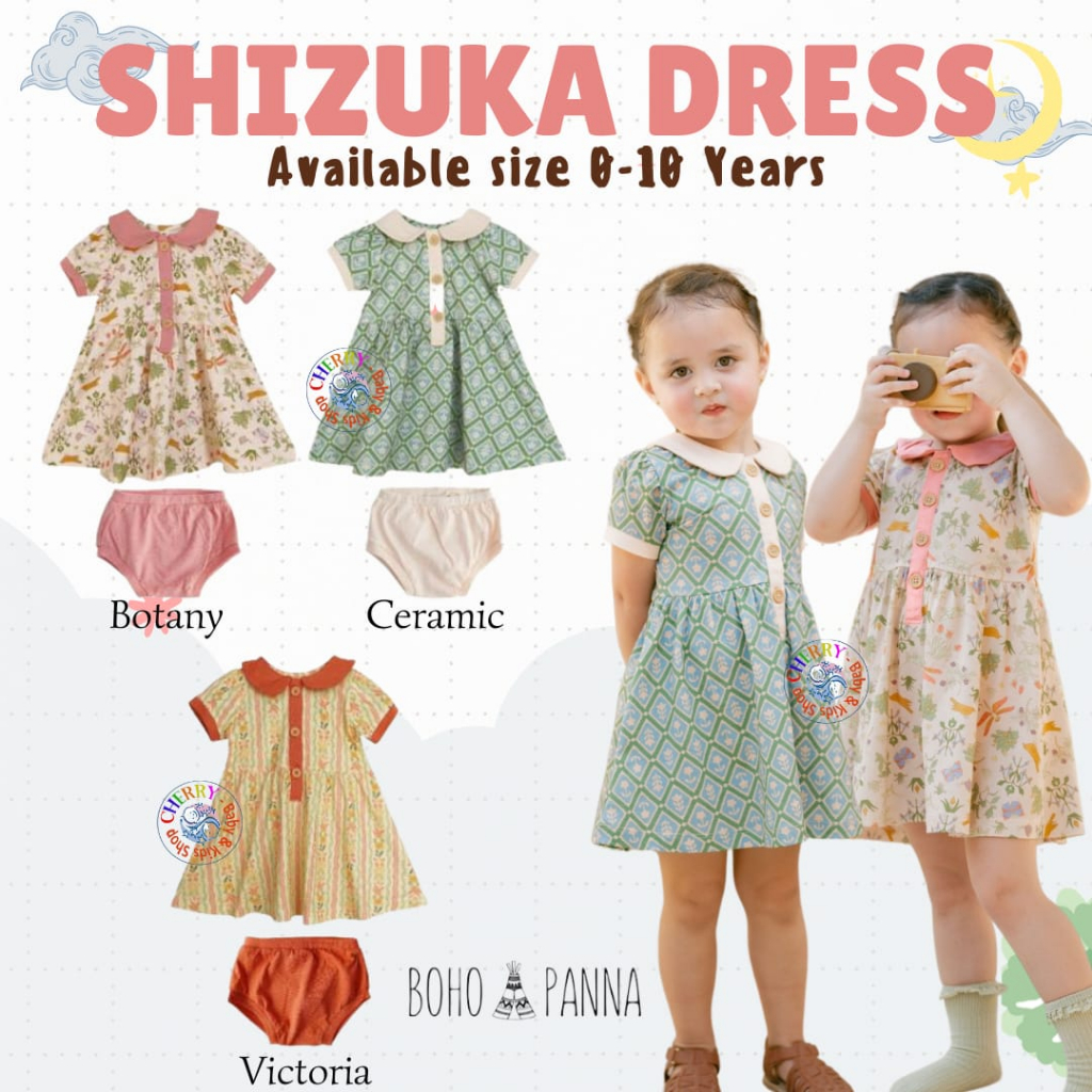 Bohopanna SHIZUKA DRESS Anak 0-10 Years Sizuka CBKS